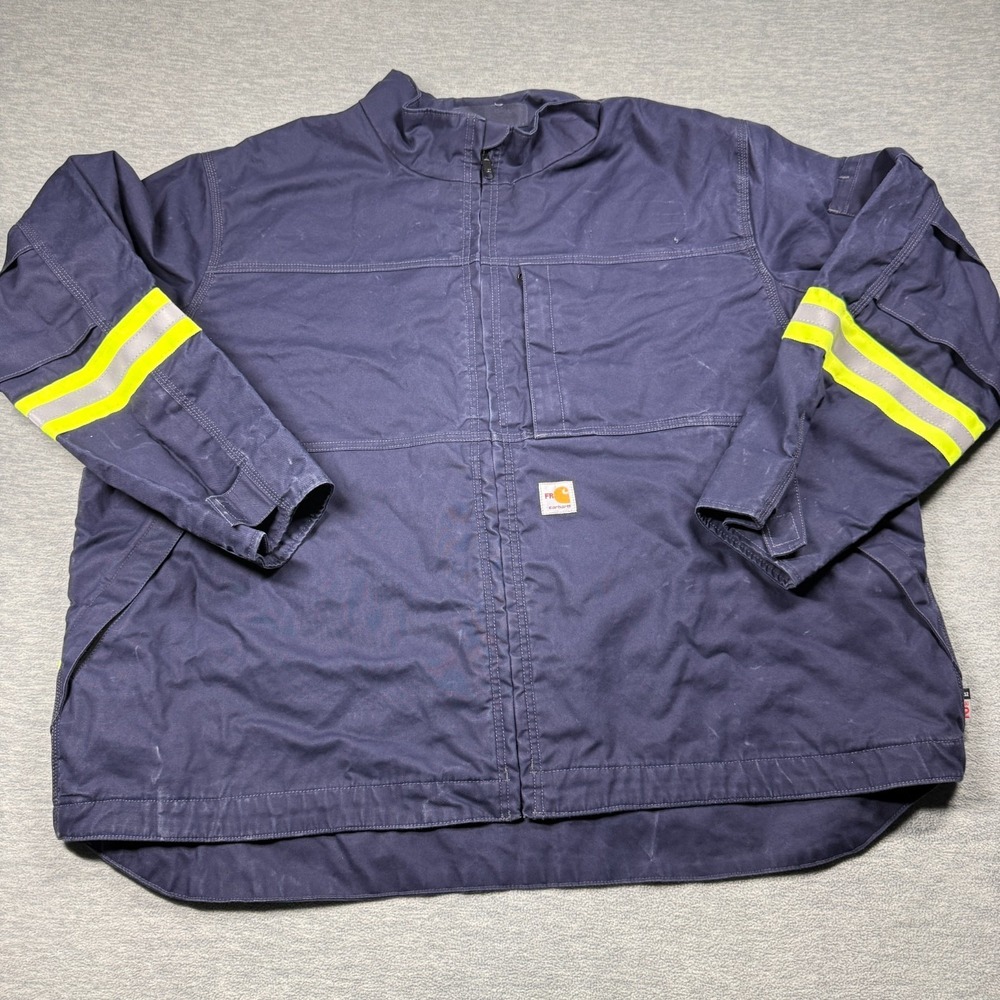 Carhartt Jacket‎ Men 3XL Blue FR Full Swing OJ2179-M Flame Resistant Workwear